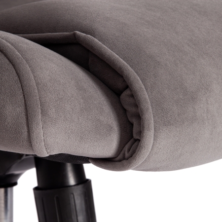 Кресло BERGAMO флок, серый