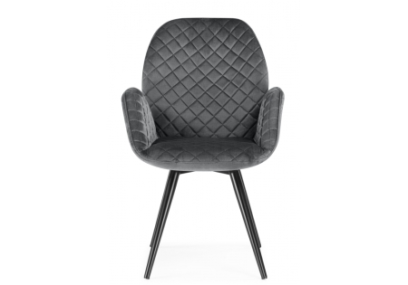 Стул Муат поворотное графитовый, черный