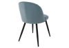Стул Gabi 1 светло-синий, черный