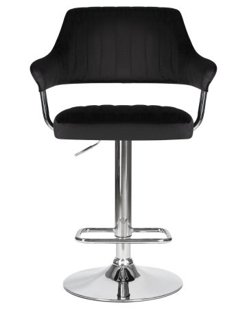 Стул барный CHARLY черный велюр MJ9-101