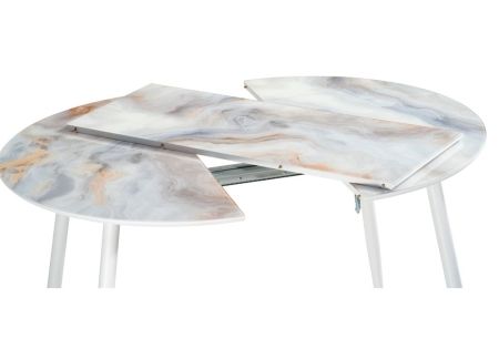 Обеденная группа Николет сиреневый, кианит, белый