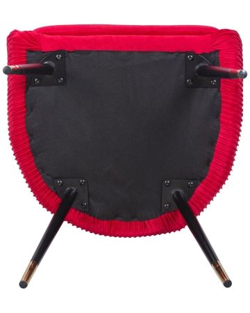 Стул обеденный MARY малиновый велюр 1922-14