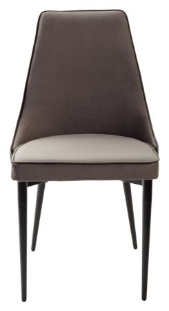 Стул NEPAL-P графит #14 велюр, черный каркас