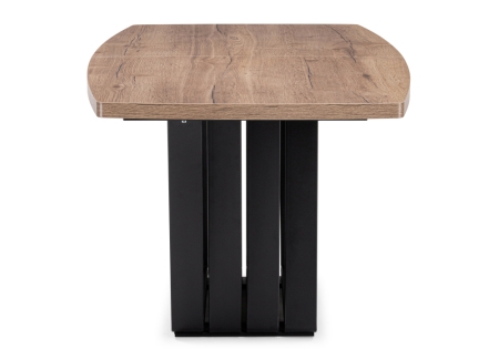 Стол деревянный Эудес дуб галифакс табак, черный