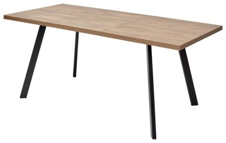 Стол BRICK M 120 дуб канзас, черный