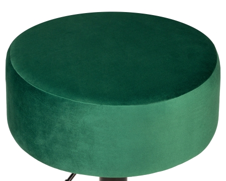 Пуф DANNY черный, зеленый велюр MJ9-88