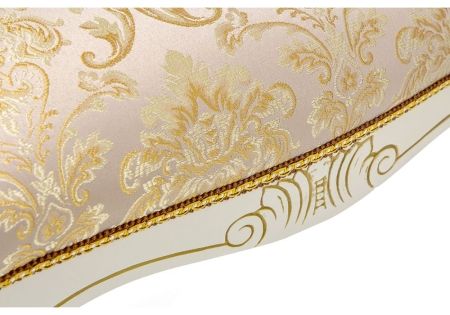 Банкетка Беттино патина золото, бежевый