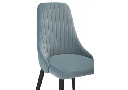 Стул Kora светло-синий, черный