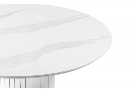 Керамический стол Гравент 110 patagonoa bianco repose, белый