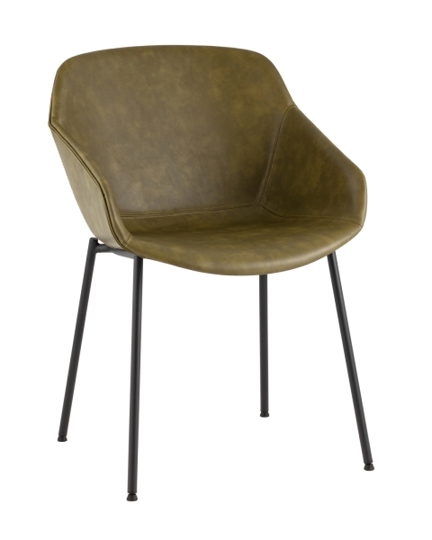 Стул Ashby экокожа зеленый