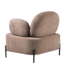 Кресло Джой букле коричневый MOSS 292