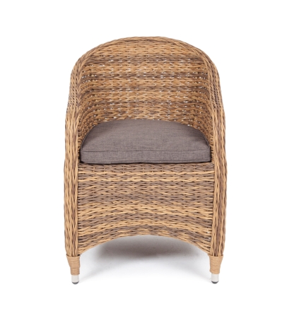 "Равенна" плетеное кресло из искусственного ротанга (гиацинт), соломенный