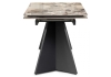 Керамический стол Ливи 140(200)х80х78 бронзовый, черный
