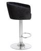 Стул барный DARCY черный велюр 1922-21