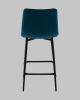 Стул полубарный Одди Diamond велюр синий