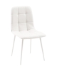 Стул Одди NEW экокожа белый белые ножки