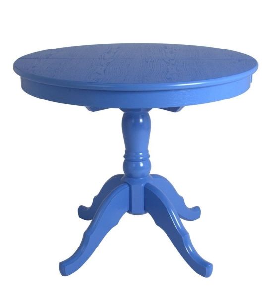 Стол Круглый лаванда, массив березы, шпон