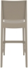 Стул пластиковый барный Siesta Contract Maya Bar 75 бежевый