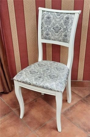 Стул "Кентавр" слоновая кость эмаль 11, ткань Imperator