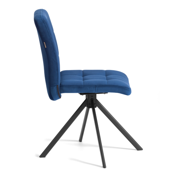 Стул обеденный Medeo синий велюр Стул обеденный Medeo синий велюр