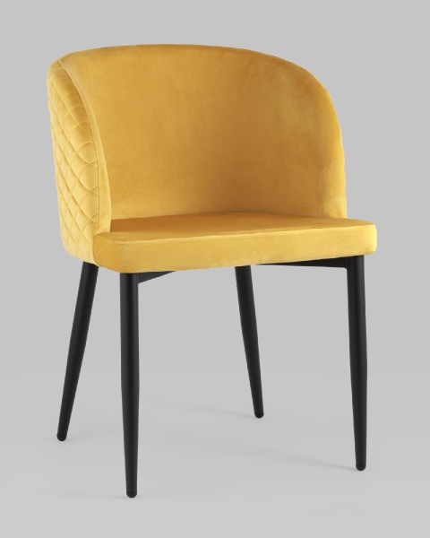 Стул Оскар велюр оранжевый