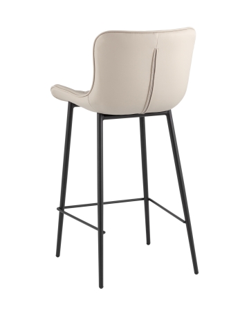 Стул барный Vault экокожа серый