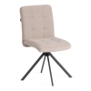 Стул обеденный Medeo бежевый с черными ножками