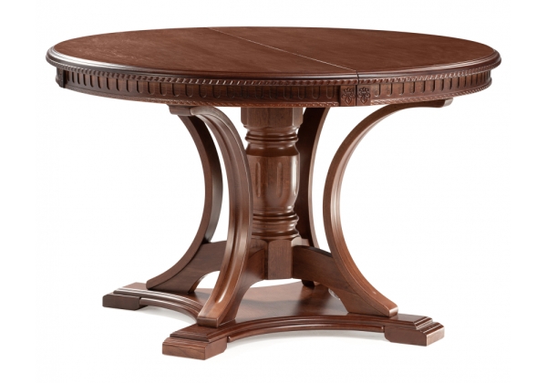 Стол деревянный Нозеан круглый миланский орех