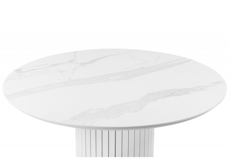 Керамический стол Гравент 110 patagonoa bianco repose, белый