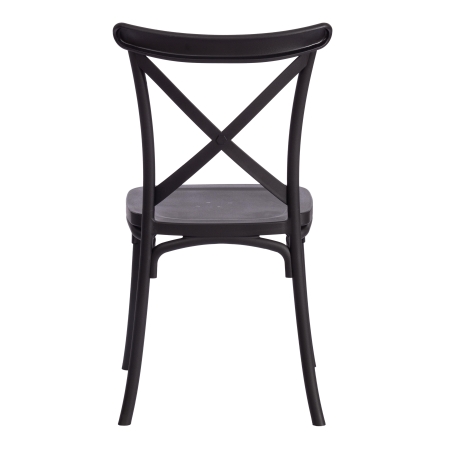 Стул CROSS (mod. PL24) пластик, 48х58х89 см, черный