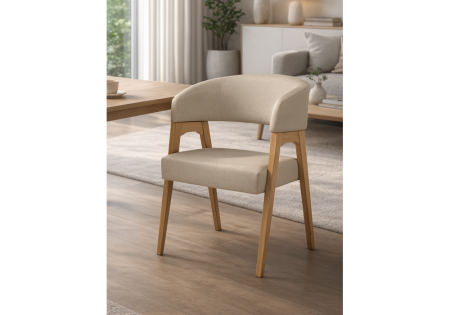 Стул деревянный Невада 1 натуральное дерево, ткань 135