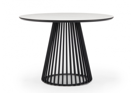 Керамический стол Нэнси 110 patagonoa bianco repose, черный