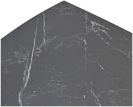 Стол BALDE 120 MATT BLACK MARBLE SOLID CERAMIC, BLACK