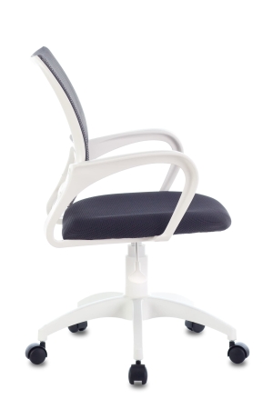 Кресло CH-W695NLT темно-серый TW-04 TW-12 сетка и ткань крестовина пластик пластик белый