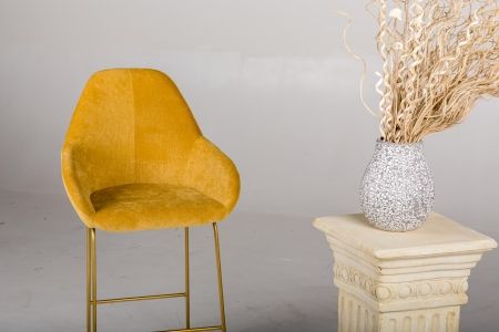 Кресло бар Kent Кор/Линк золото