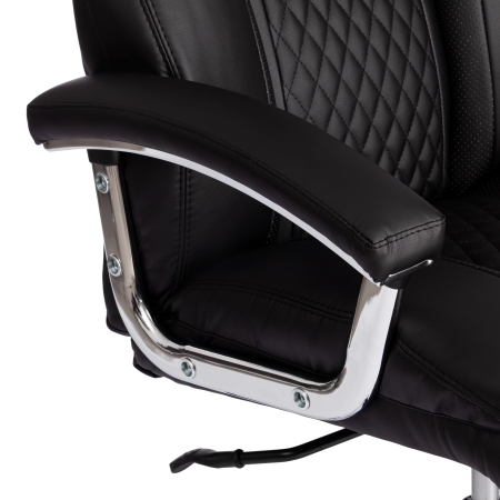 Кресло Trust (max) экокожа, черный