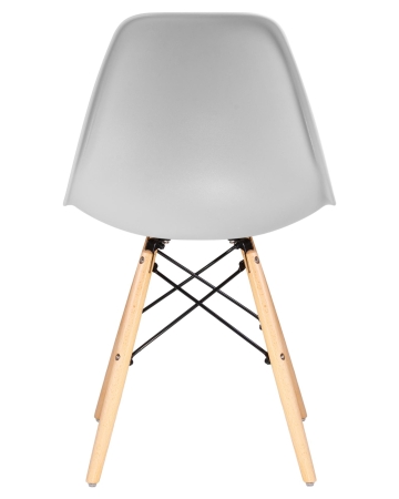 Набор 4 шт Стул обеденный DSW, ножки светлый бук светло-серый (GR-01)