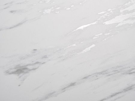 Стол CREMONA 140 KL-99 белый мрамор матовый итальянская керамика, черный каркас