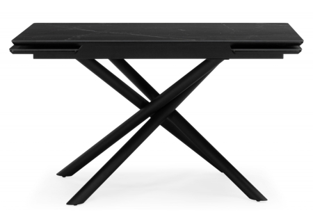 Керамический стол Мэриан 140(200)х80 shakespeare black, черный