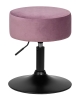 Пуф DANNY черный, пудрово-сиреневый велюр MJ9-52