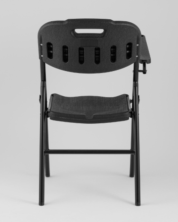 Стул складной банкетный со столиком черный