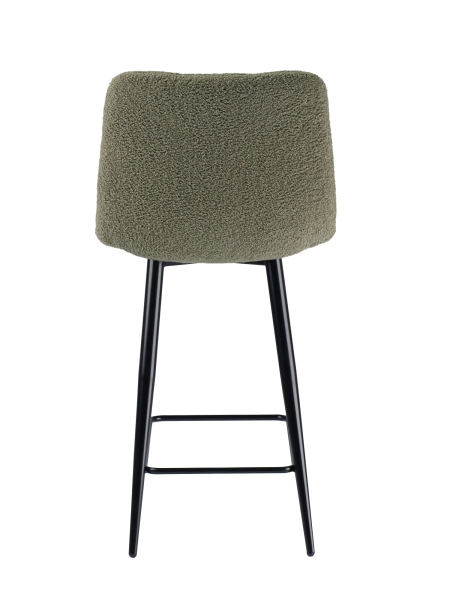 Стул полубарный Base экомех зеленый HUSH 617 60см