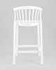Стул полубарный Campo пластик белый