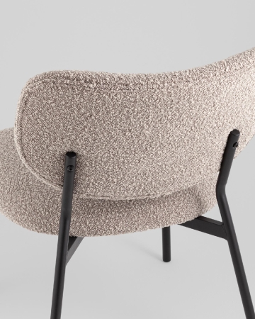 Кресло лаунж Jamie серый