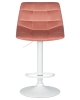Стул барный TAILOR белый пудрово-розовый велюр MJ9-32 Стул барный TAILOR белый пудрово-розовый велюр MJ9-32