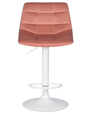 Стул барный TAILOR белый пудрово-розовый велюр MJ9-32 Стул барный TAILOR белый пудрово-розовый велюр MJ9-32