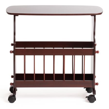 Журнальный столик с газетницей SR-0939-3 дерево, 61*33*56 см, орех (Walnut)