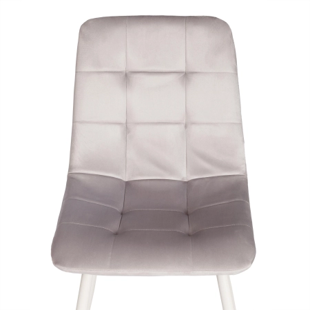 Стул CHILLY (mod. 7094-1) ткань и металл, серый, белый