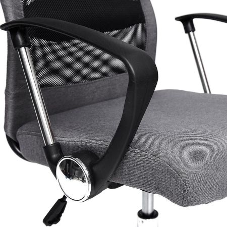 Кресло PROFIT, ткань, серый и черный