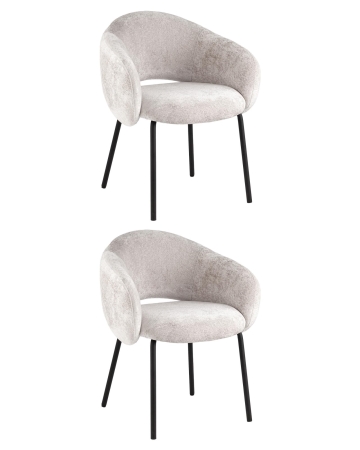 Стул обеденный Bren светло-серый 2шт